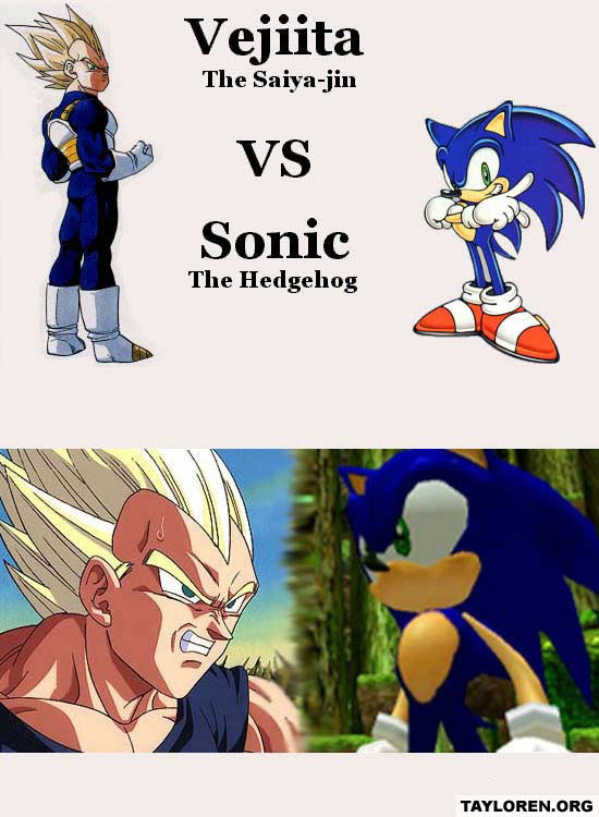 Vegeta vs Sonic