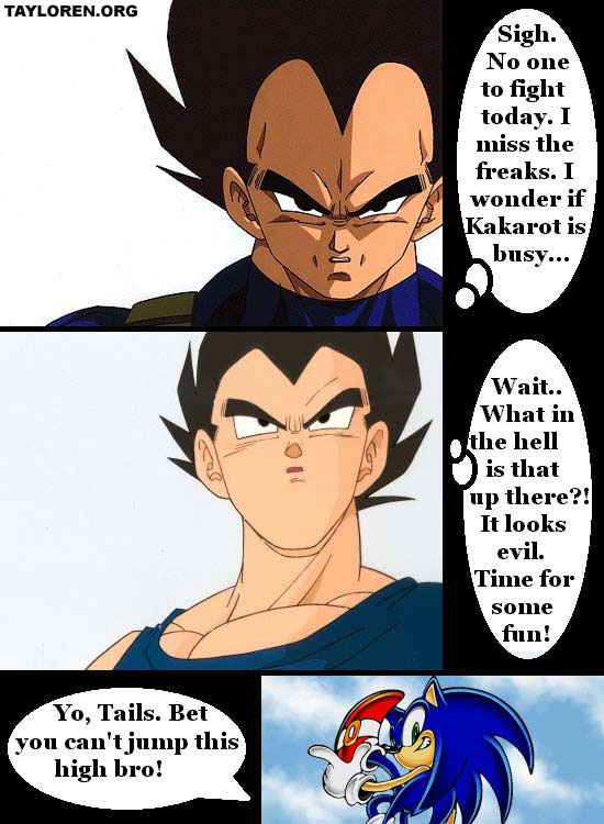 Vegeta vs Sonic