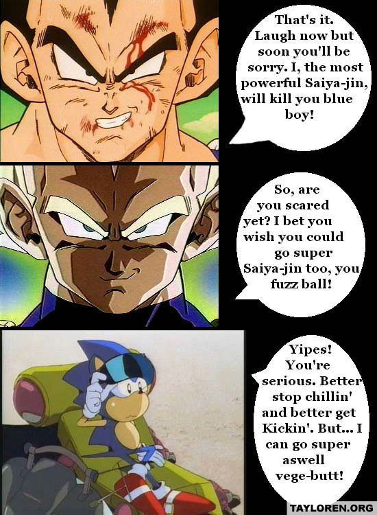 Vegeta vs Sonic