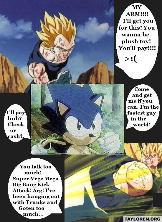 Vegeta vs Sonic