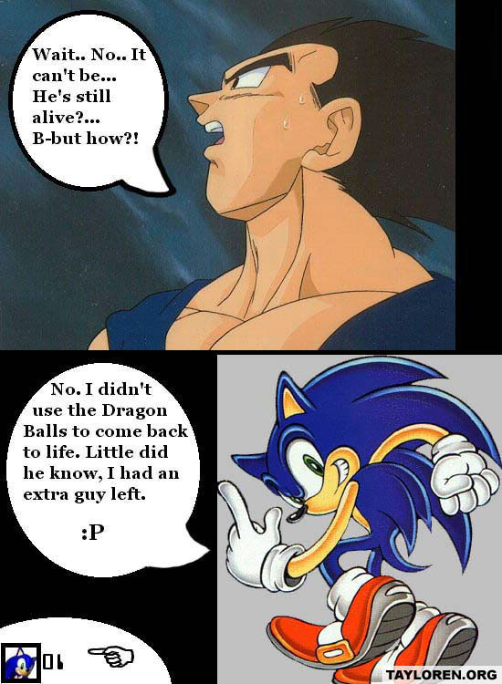 Vegeta vs Sonic